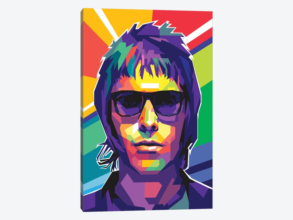 Liam Gallagher by Dayat Banggai 1-piece Canvas Artwork