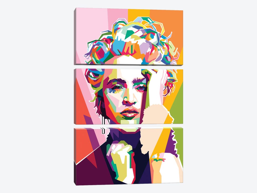 Madonna by Dayat Banggai 3-piece Canvas Artwork