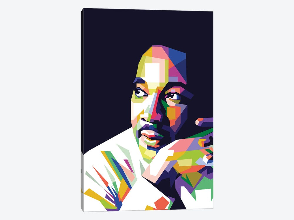Martin Luther King Jr by Dayat Banggai 1-piece Art Print