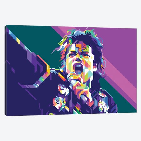 Michael Jackson Canvas Print #DYB53} by Dayat Banggai Canvas Art Print