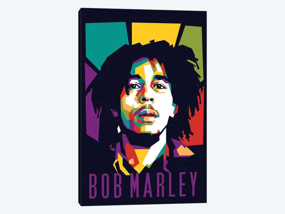 Reggae King Bob Marley by Dayat Banggai 1-piece Canvas Art