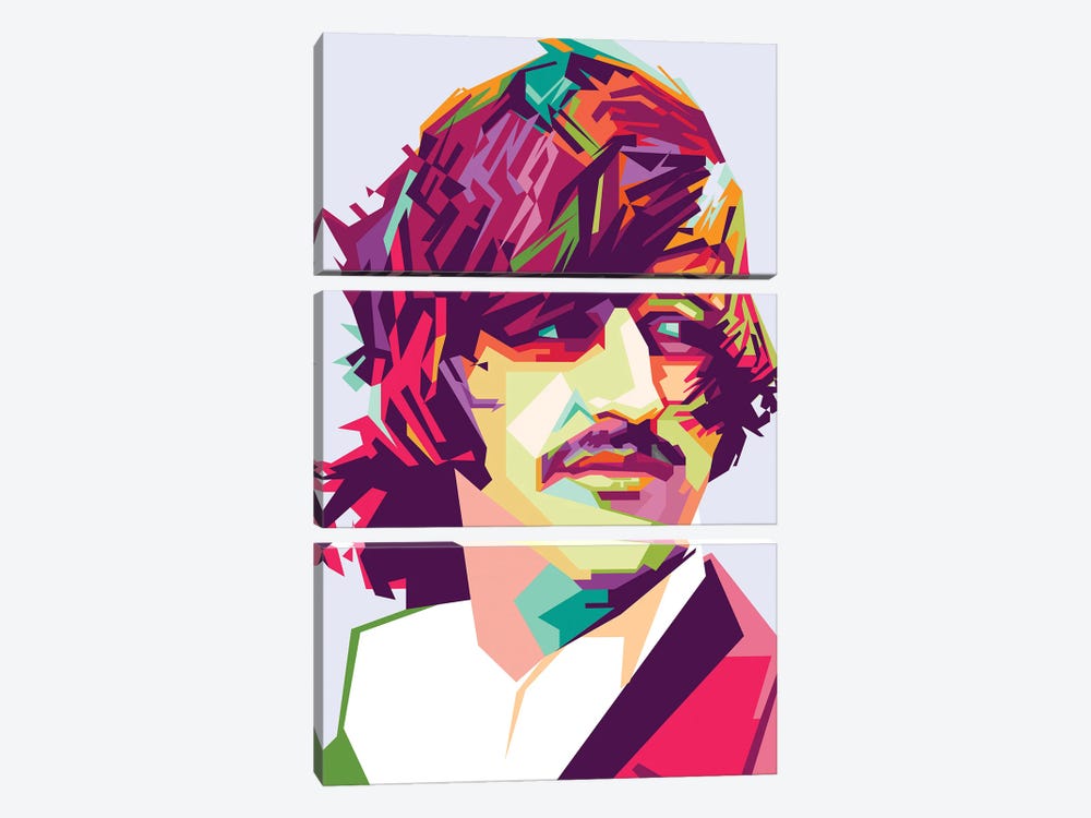 Ringo Starr I by Dayat Banggai 3-piece Canvas Wall Art