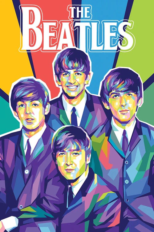 The Beatles I by Dayat Banggai wall art