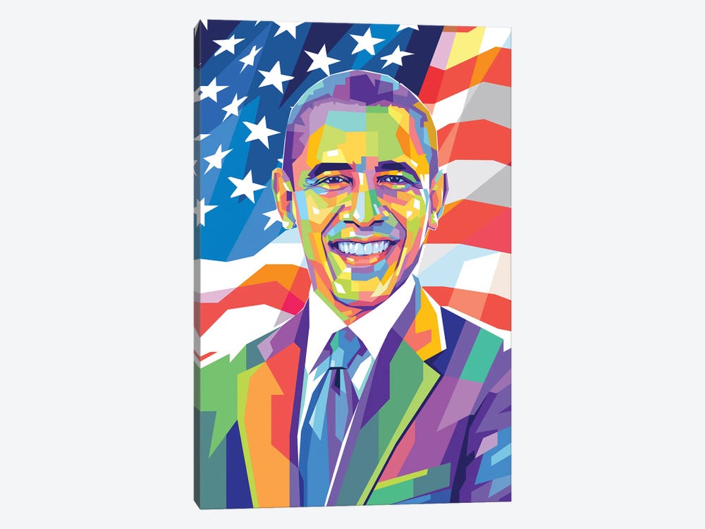 Barack Obama by Dayat Banggai 1-piece Canvas Art