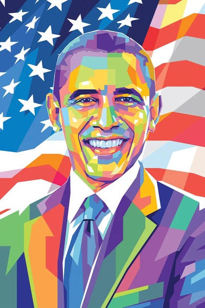 Colorburst: Barack Obama by Dayat Banggai