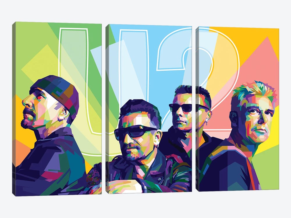 U2 by Dayat Banggai 3-piece Art Print