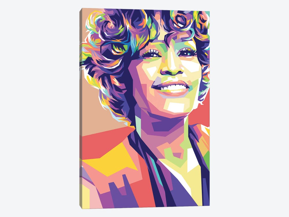 Whitney Houston by Dayat Banggai 1-piece Art Print