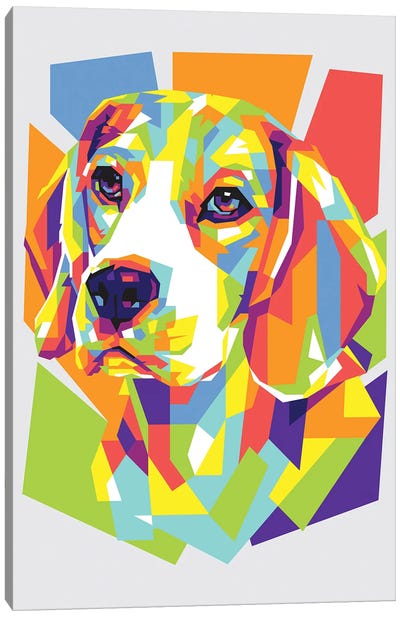 Beagle Canvas Art Print - Dayat Banggai