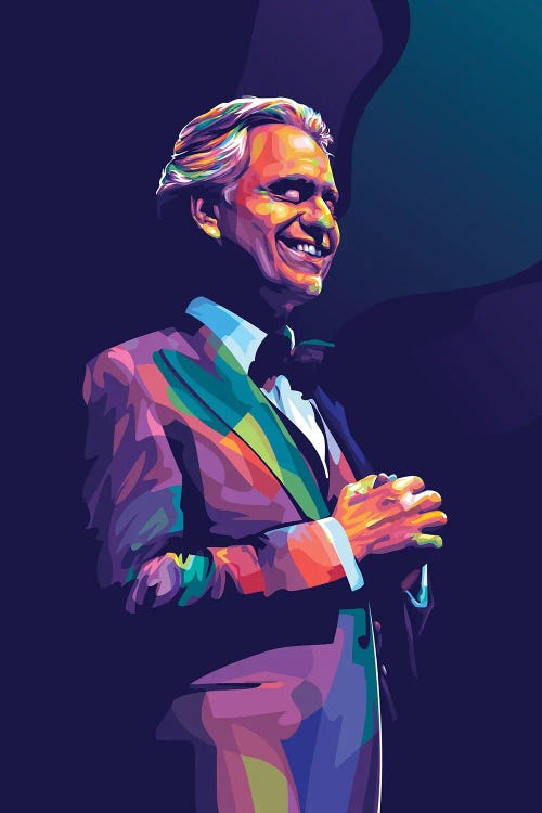 Andrea Bocelli by Dayat Banggai wall art