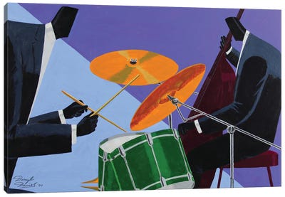 Rhythm Mates Canvas Art Print - Jazz Art