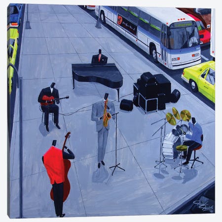Traffic Jam Canvas Print #DYD21} by Darryl Daniels Canvas Artwork