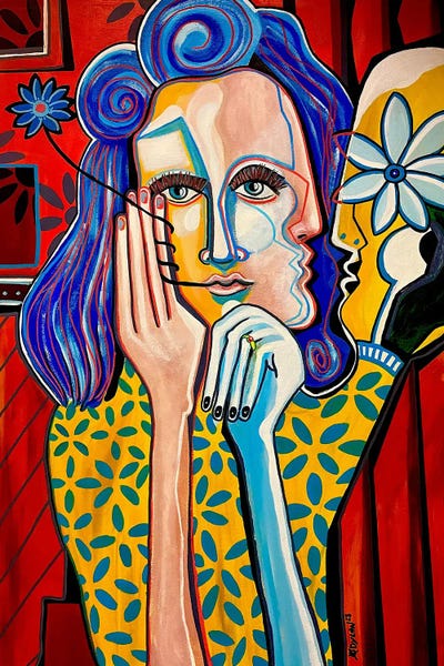 Cubist Visage: Resonating Rumours by Dylan Gill