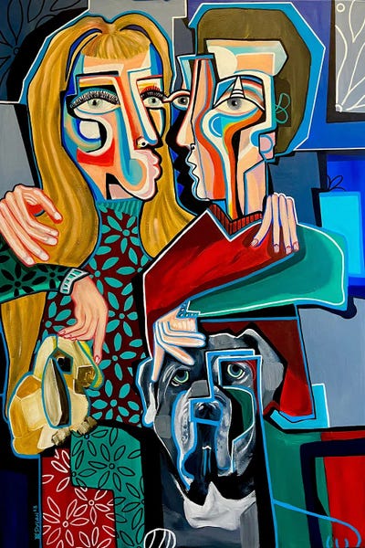 Contemporary Fine Art: Two Equals One by Dylan Gill