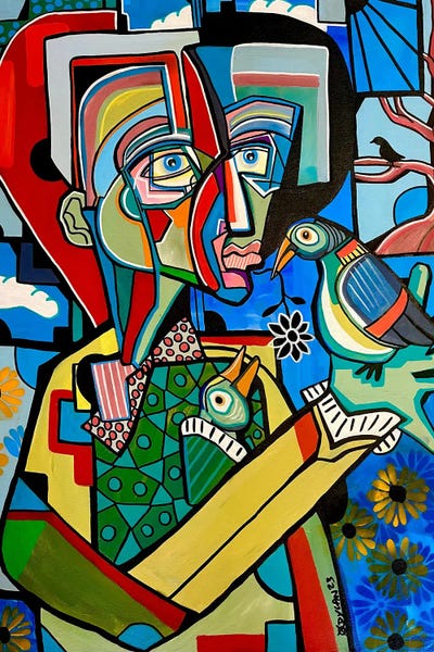 Cubism: Birds Of A Feather Flock Together by Dylan Gill
