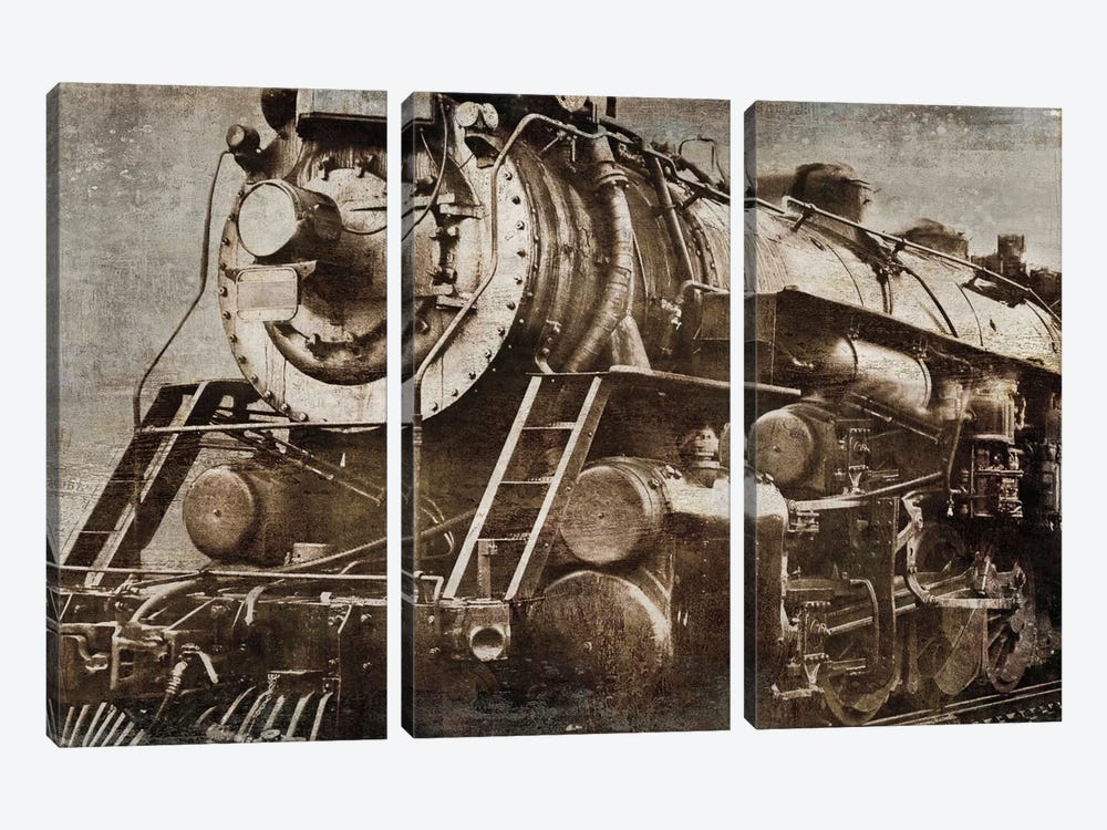 Locomotive by Dylan Matthews 3-piece Canvas Print
