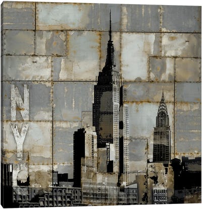 NYC Industrial II Canvas Art Print - Dylan Matthews