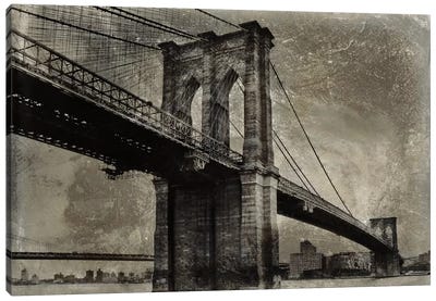 Bridge I Canvas Art Print - Brooklyn Bridge