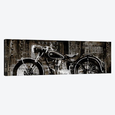 Vintage Motorcycle Canvas Print #DYM23} by Dylan Matthews Canvas Art Print