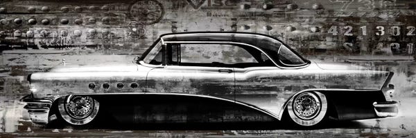 Black & White Decorative Art: Classic Ride by Dylan Matthews