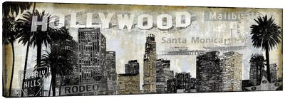 L.A. Perspectives Canvas Art Print - Panoramic Cityscapes