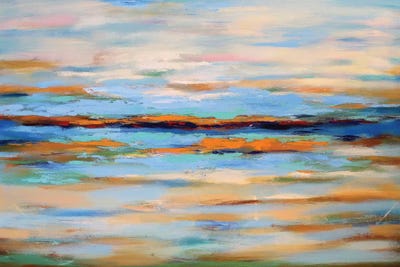 Abstract Seascape by Radiana Christova canvas print