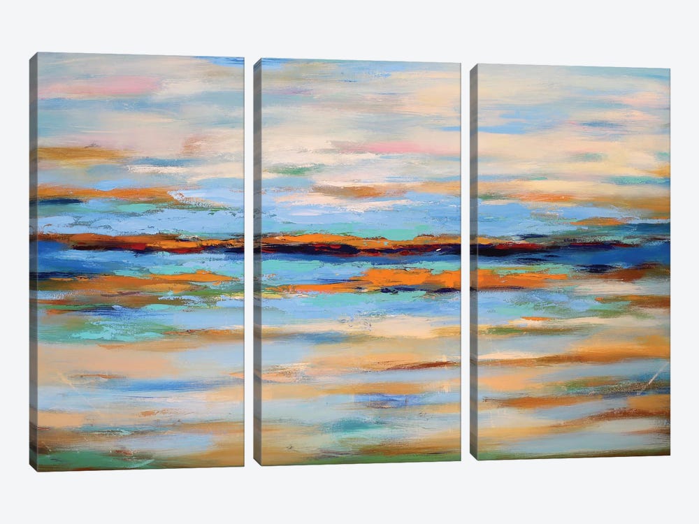 Abstract Seascape by Radiana Christova 3-piece Canvas Artwork