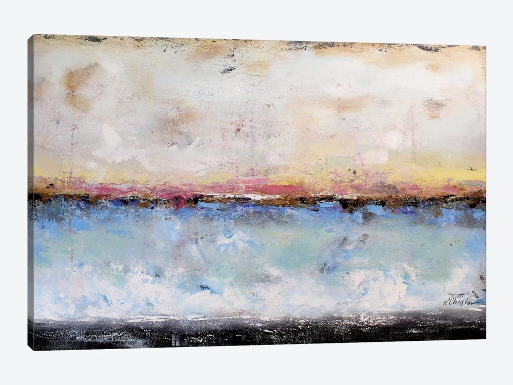 Abstract Seascape VII by Radiana Christova 1-piece Canvas Print