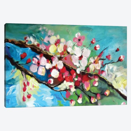Cherry Blossom Canvas Print #DZH141} by Radiana Christova Canvas Art