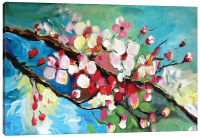 Cherry Blossom Canvas Art Print - Radiana Christova