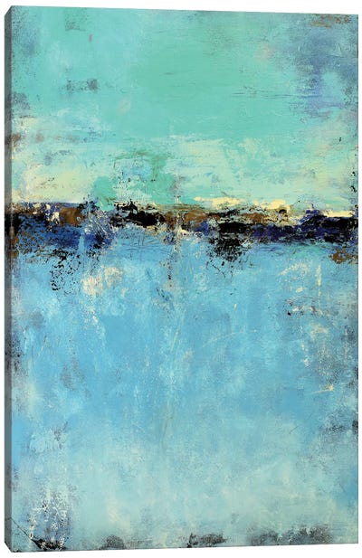 Abstract Seascape IX Canvas Art Print - Home Staging Living Room