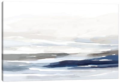 Coastal Abstract II Canvas Art Print - Minimalist Office