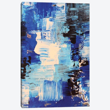 Blue Abstract II Canvas Print #DZH20} by Radiana Christova Canvas Art
