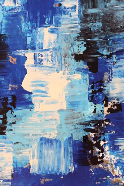 Erin Ashley: Blue Abstract II by Radiana Christova