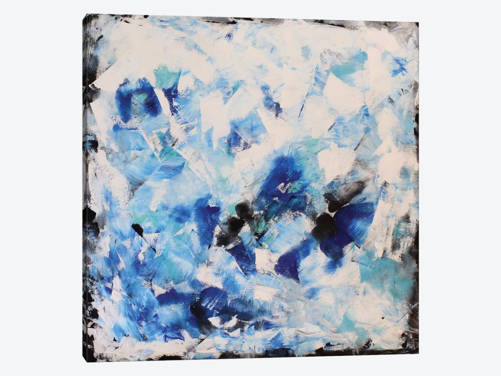 Blue Impression by Radiana Christova 1-piece Canvas Print