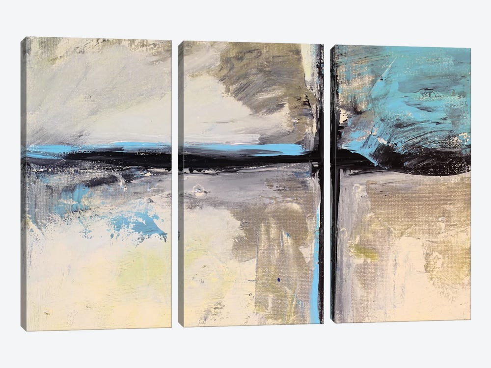 Abstract Composition VIII by Radiana Christova 3-piece Canvas Wall Art