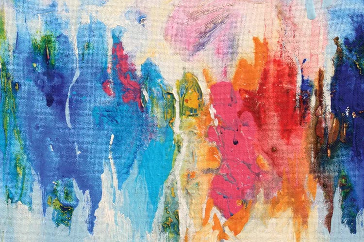 Abstract Composition XIV by Radiana Christova canvas print