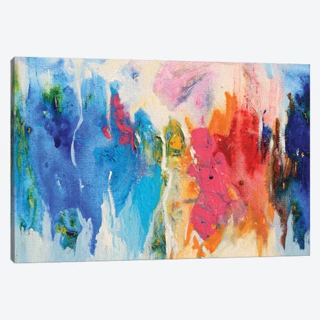 Abstract Composition XIV Canvas Print #DZH3} by Radiana Christova Canvas Artwork