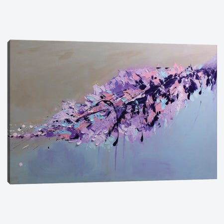 The Purple Leaf Canvas Print #DZH59} by Radiana Christova Canvas Art Print