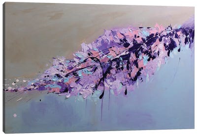 The Purple Leaf Canvas Art Print - Radiana Christova