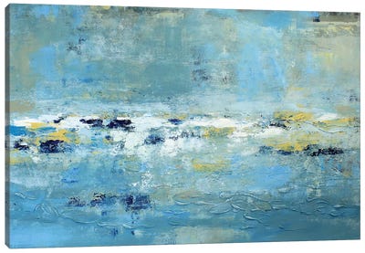 The Smell Of The Ocean Canvas Art Print - Coastal & Ocean Abstract Art
