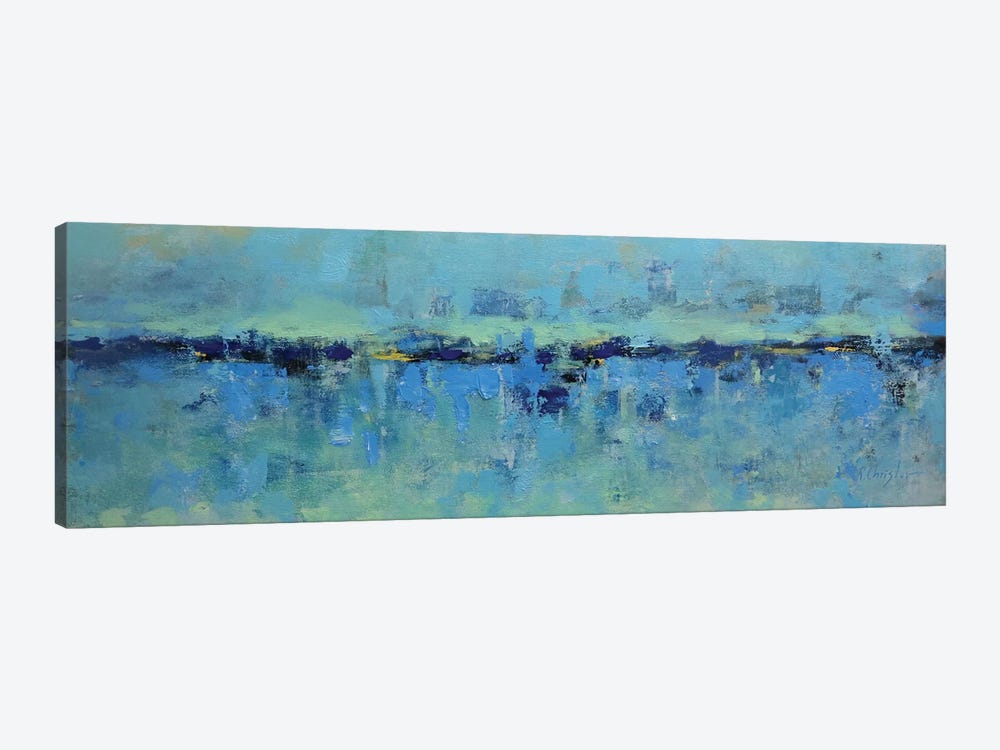 Abstract Seascape XXI by Radiana Christova 1-piece Canvas Print