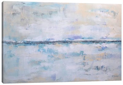 Abstract Seascape XXII Canvas Art Print - Home Staging Living Room