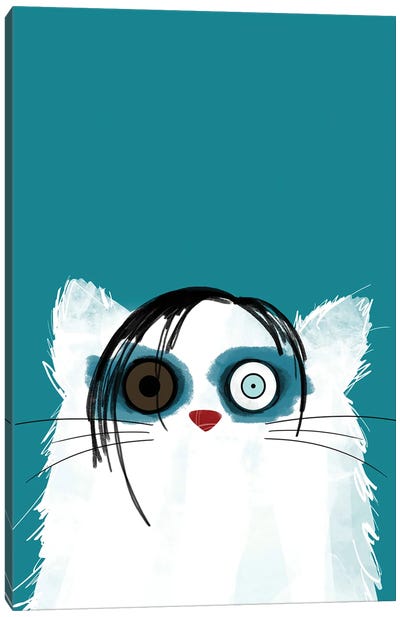 Cat Manson Canvas Art Print - Doozal