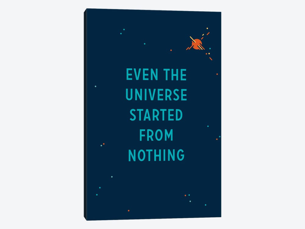 Even The Universe Started From Nothing by Doozal 1-piece Canvas Art