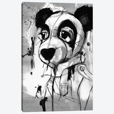 Panda Admiral Canvas Print #DZL36} by Doozal Canvas Wall Art