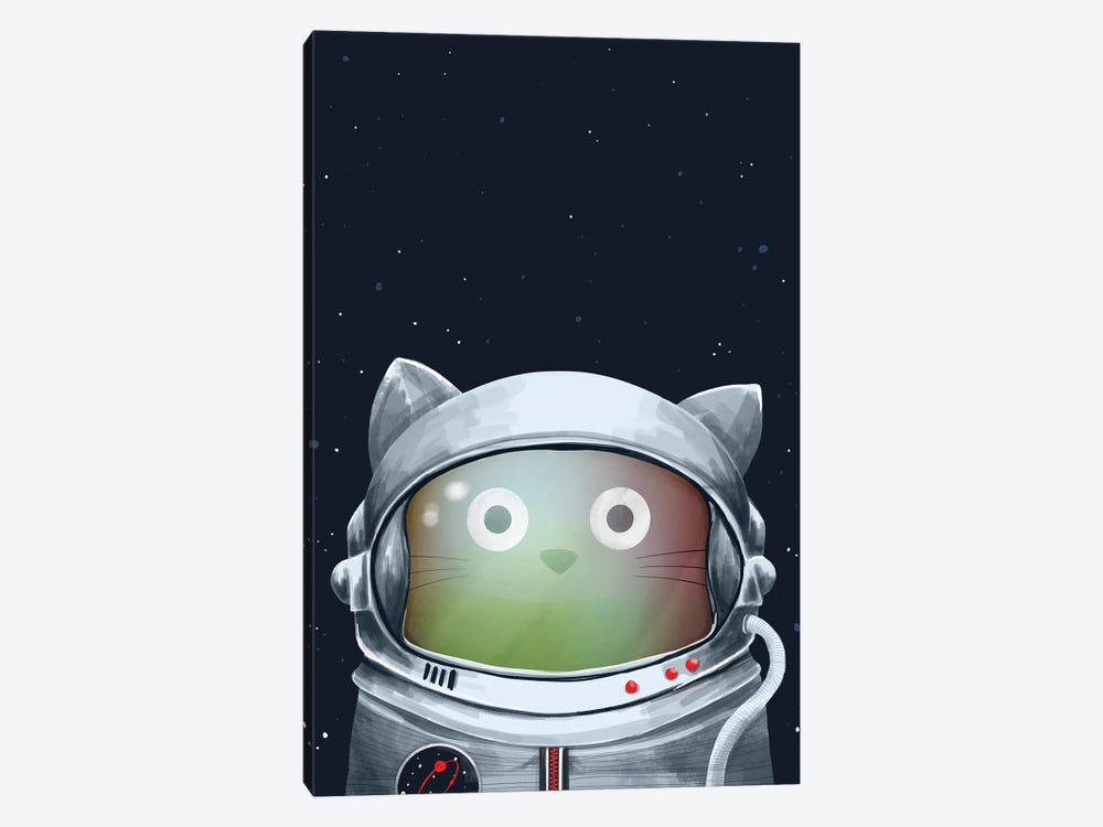 Cat Astronaut by Doozal 1-piece Art Print
