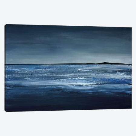 Blue Horizon Canvas Print #EAK1} by Earl Kaminsky Canvas Print