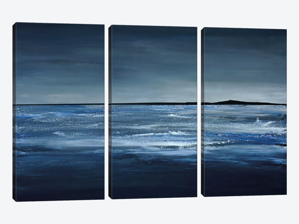 Blue Horizon by Earl Kaminsky 3-piece Canvas Artwork