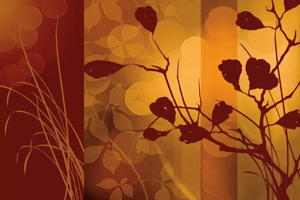 Grasses: Scarlet Silhouette by Edward Aparicio
