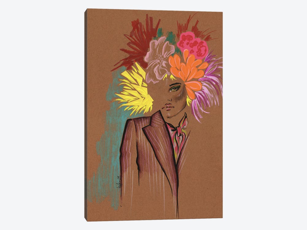 Marc Jacobs Florals by Elly Azizian 1-piece Canvas Print